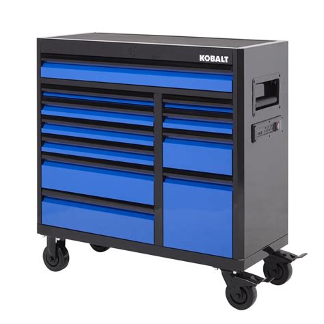 kobalt 34.5-in x 41-in 7-drawer ball-bearing steel tool cabinet|Kobalt 3000 Series 41.